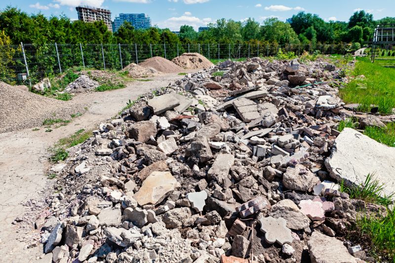 Dust And Debris Removal Left After Construction Projects